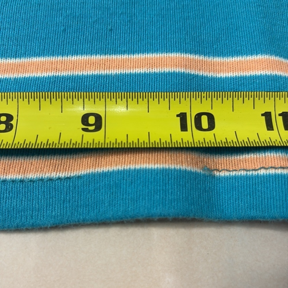 Vintage Ralph Lauren Teal and Peach Polo Shirt. Child’s 18. Y2K - Picture 10 of 11